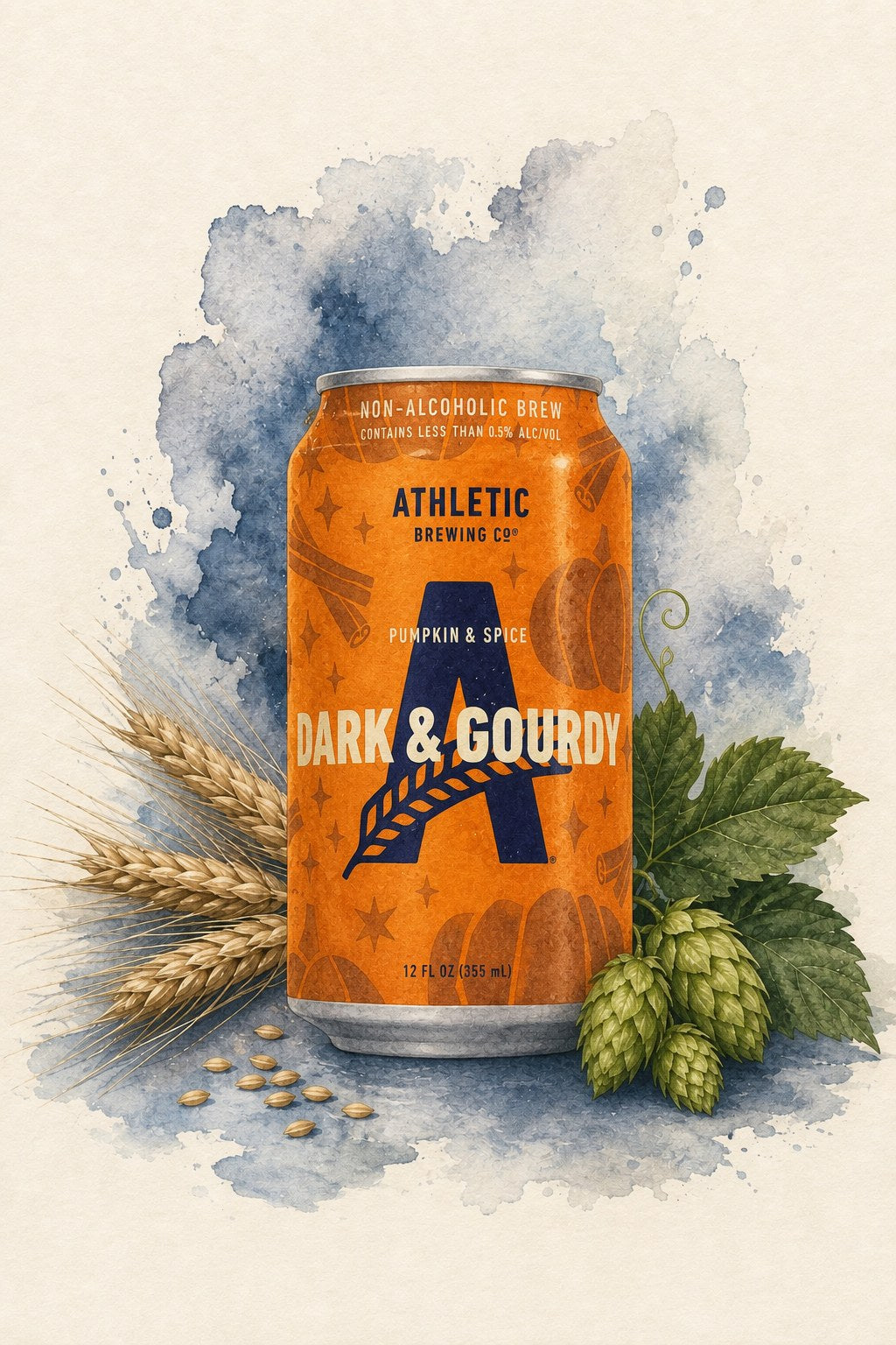 Athletic Brewing Dark & Gourdy Pumpkin Non-Alcoholic