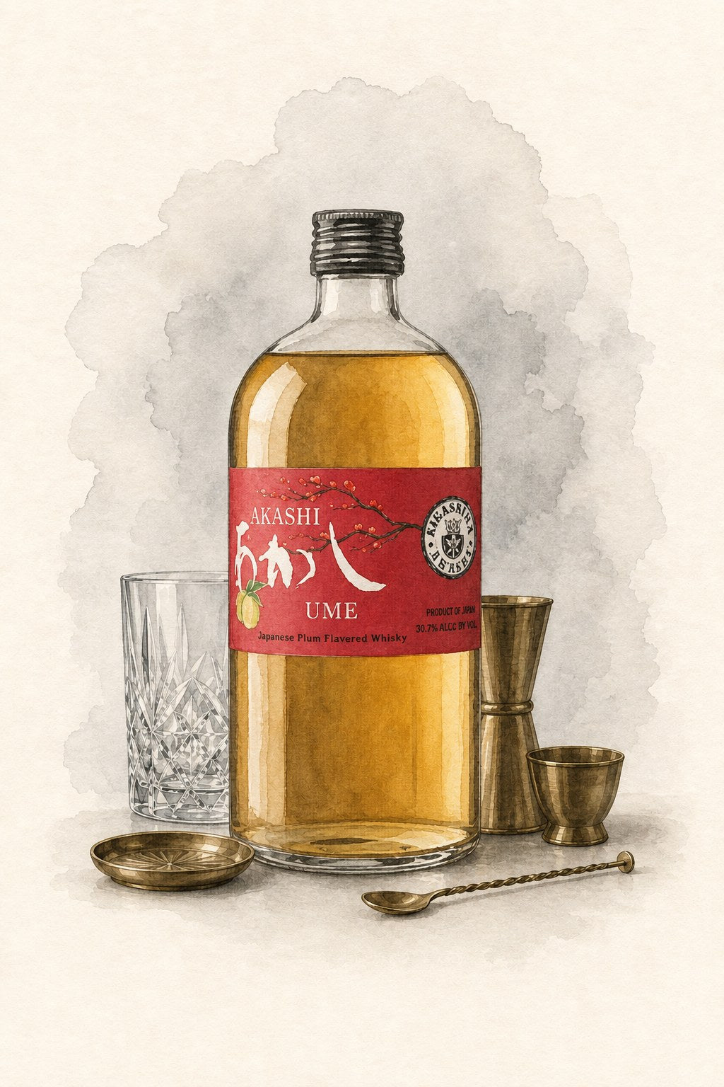 Akashi Ume Japanese Plum Flavored Whisky