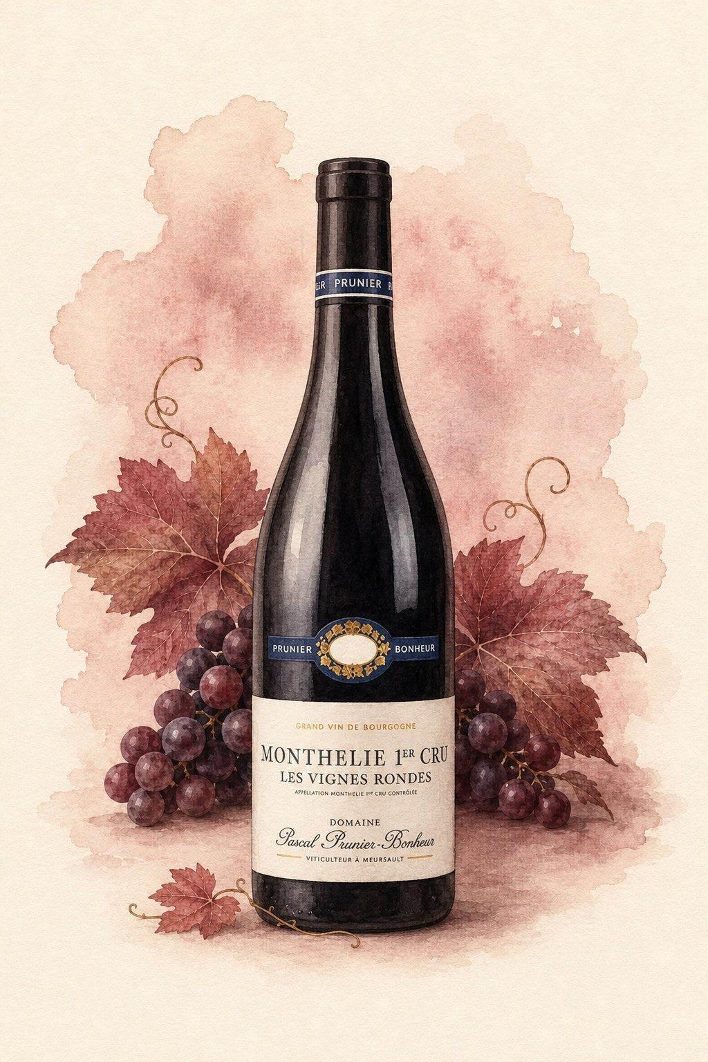 Prunier Bonheur Monthélie 1er Cru Les Vignes Rondes
