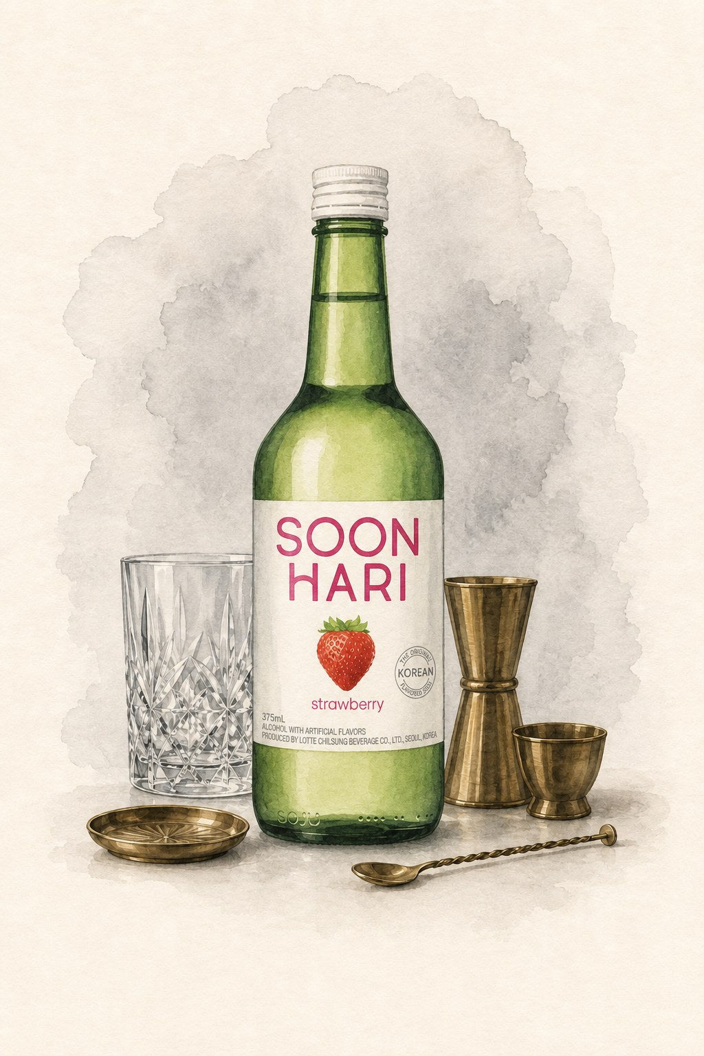 Soonhari Strawberry Soju