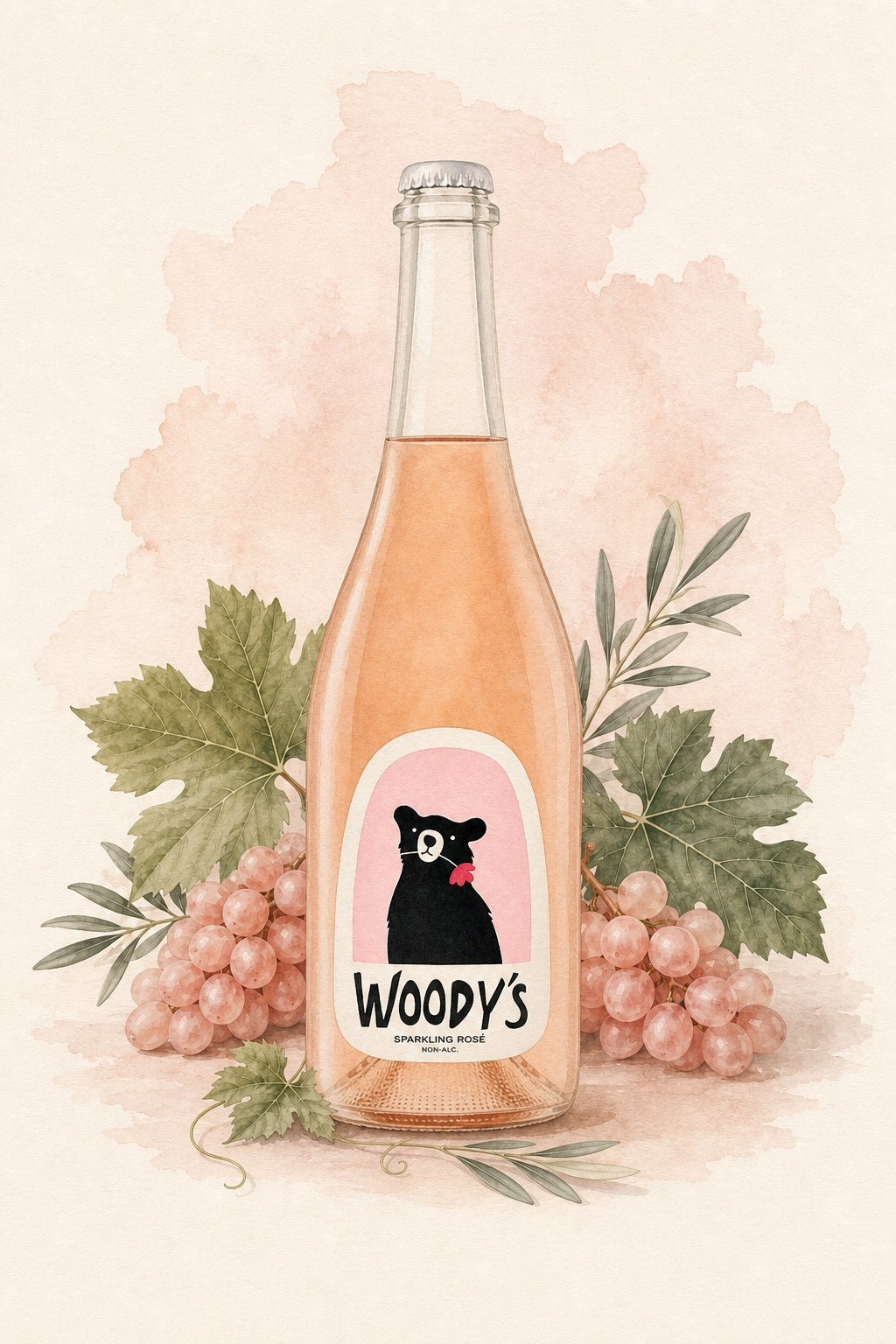 Woody's Non-Alcoholic Sparkling Wine