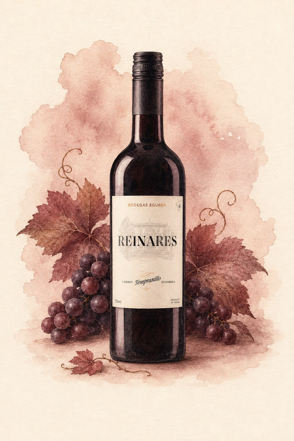 Bodegas Eguran Reinares Tempranillo