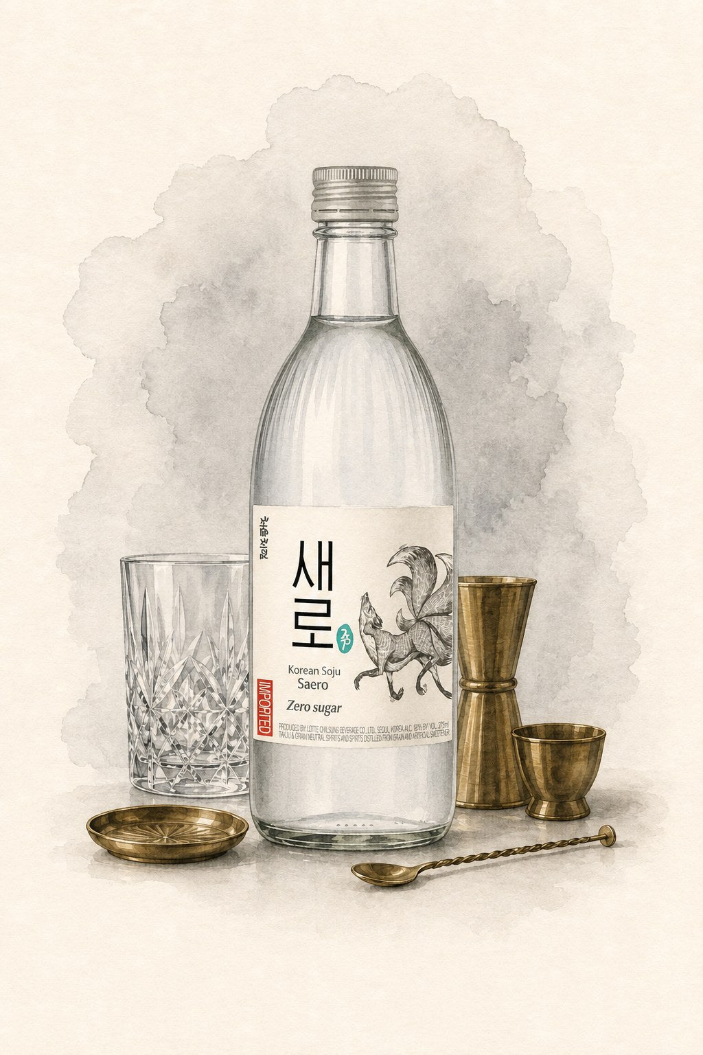 Saero Soju Zero Sugar