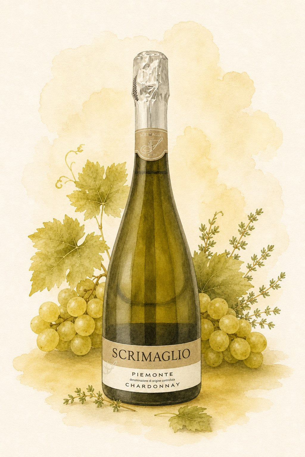 Scrimaglio Piemonte Sparkling Chardonnay Brut